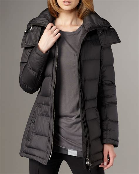 burberry brit belted short puffer coat|Burberry puffer coat flannels.